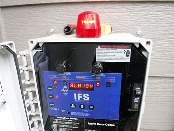 Panel functioning after alarm restored